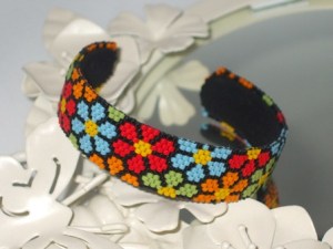 Bright Flowers Cuff